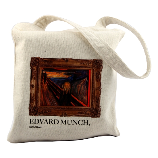 Image de Sac en toile avec poignée (Edward Munch) Dawenha