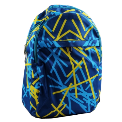 Picture of SCHOOL BACK BAG 3 ZIPPERS COLORES