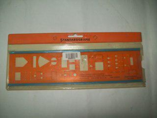 Picture of Brush Stamp Plastic Different Size (Geometric Shapes Stamp) - Standardgraph