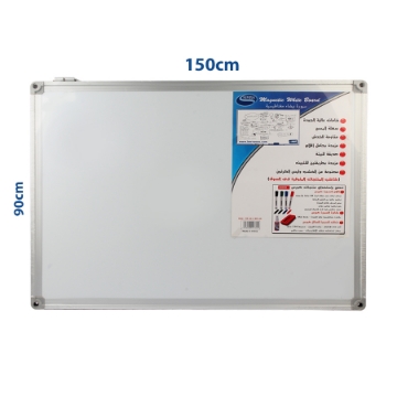 Agrandir l'image de Tableau blanc magnétique MDF avec remplissage en bois 90x150 cm - Simba WB1599 Image de Tableau blanc magnétique MDF avec remplissage en bois 90x150 cm - Simba WB1599