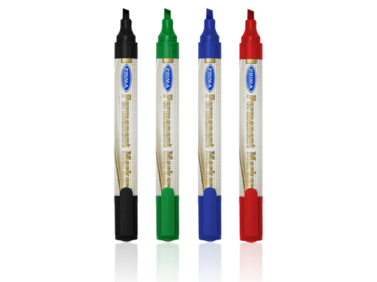 Bild von Permanentmarker, rot, Keilspitze - Prima