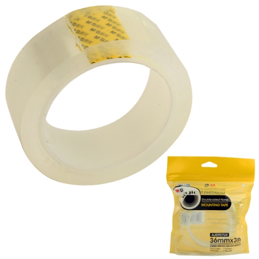 Picture of Silicone Double Face Sellotape Roll 3 meters 36 mm- MG