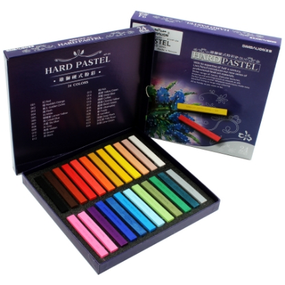 Picture of Hard Pastel Colors 24 Colors Shades - Simbalion 01- HP - 24