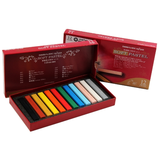 Image de Couleurs Pastel Douces - 12 Teintes - Simbalion 01-SP-12
