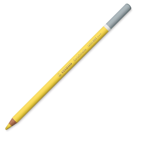 Image de Crayon pastel charbon, couleur jaune - Stabilo