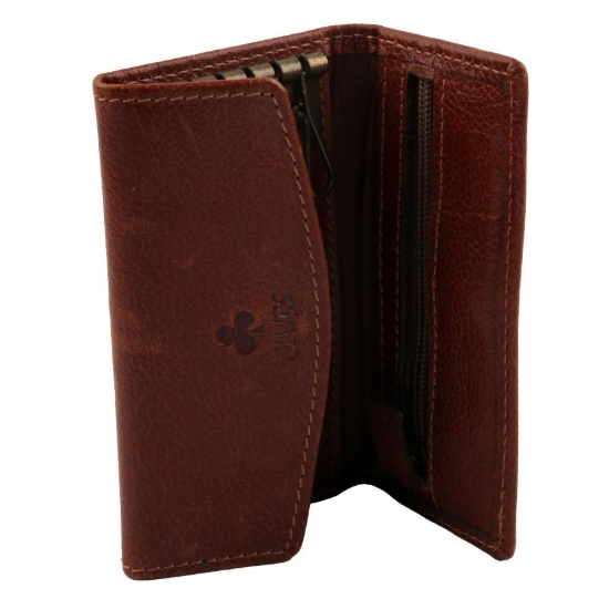 Bild von Leder Schlüsselhalter 6 Ringe - 601