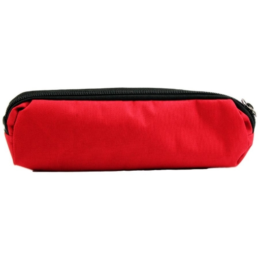 Picture of Pencil Case Canvas with Zipper black red- Mintra 05521.