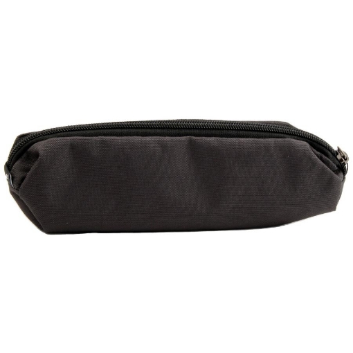 Picture of 1 Zipper Fabric Pencil Case Dark Grey - Mintra 05523