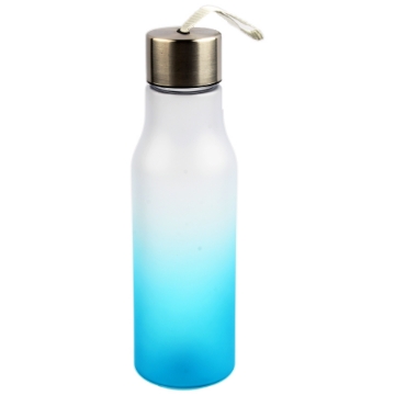 Show details for Water bottle 2 Colors with Stainless Lid 600 ml - 90701 Picture of Water bottle 2 Colors with Stainless Lid 600 ml - 90701