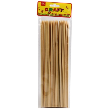 Zeige Details für Runde Holzstäbchen 30 cm, 4 mm, Beutel mit 48 Stück - Simba Modell Z-008 Bild von Runde Holzstäbchen 30 cm, 4 mm, Beutel mit 48 Stück - Simba Modell Z-008