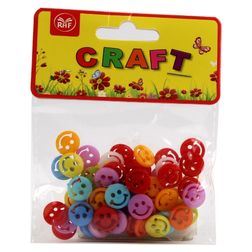 Picture of Set of colorful kraft buttons in different shapes – Simba R – 599.