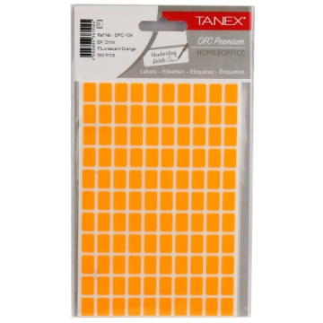 Show details for Handwriting Label orange 5 sheets (12 x 8 mm) A5/110 Tanex Model OFC104 Picture of Handwriting Label orange 5 sheets (12 x 8 mm) A5/110 Tanex Model OFC104