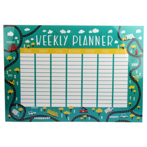 Picture of بوستر مخطط اسبوعي طريق 31.5 × 45 سم Road weekly planner