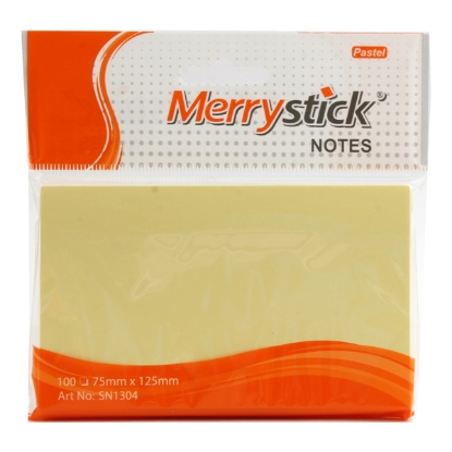 Picture of MERRY STICK STICKY NOTE YELLOW 100 PAPER 127 × 75 MM