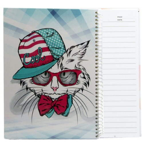 Picture of Notebook Lined White Paper 3 Dividers 120 Sheets 70 gsm A4 - Extra Line