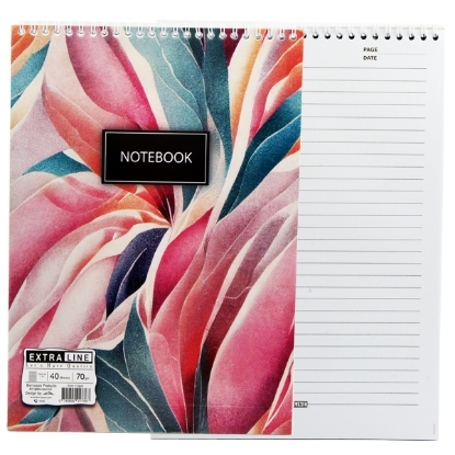 Picture of Block Notepad Lined 40 Sheets 70gsm A4 Size Wire bound - Extra Line