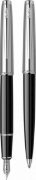 Image de Ensemble de Stylos Plume (Stylo à Bille + Stylo Plume) - Couleur (Noir + Argent) Modèle SCRIKSS 55783