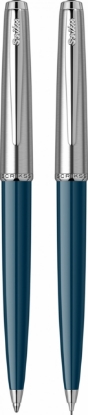 Picture of SCRIKSS METROPOLIS FOUNTAIN PEN + BALL PEN SET  78 BLUE IN PREMIUM BOX MODEL 56056