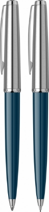 Picture of SCRIKSS METROPOLIS FOUNTAIN PEN + BALL PEN SET  78 BLUE IN PREMIUM BOX MODEL 56056