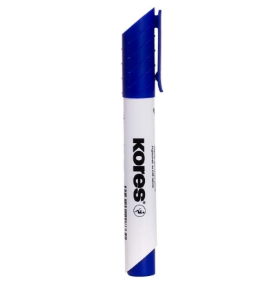 Picture of Kores - K-Marker XW1: Whiteboard Marker Pens with Round Tip, Dry Wipe and Low-Odour Ink, School and Office Supplies