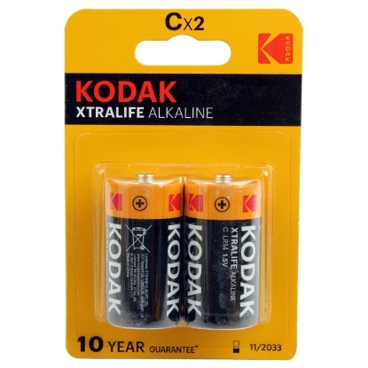 Picture of Set of Alkaline C Torch Battery, 2 - Kodak Extra Life