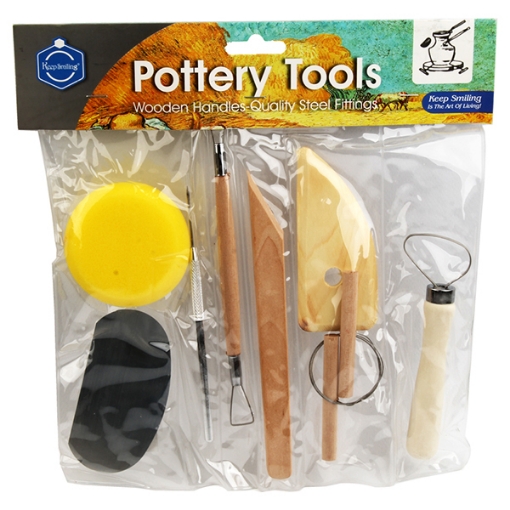 Picture of Pottery and Clay Modeling Tool Set 8 Pieces – Keep Smiling Model E0005A