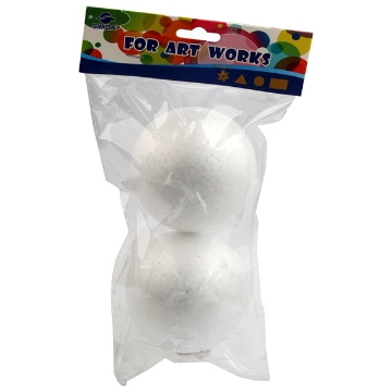 Show details for Foam Ball, White, 9 cm, Pack of 2 – Simba Model Y-001 Picture of Foam Ball, White, 9 cm, Pack of 2 – Simba Model Y-001