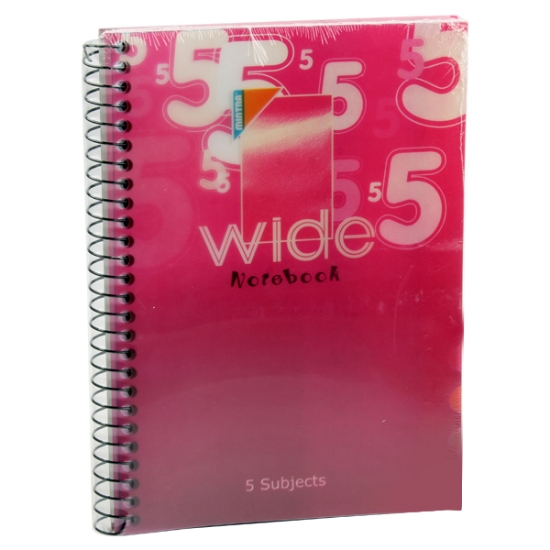 Bild von Notizbuch Drahtbindung 120 Blatt A5 - Mintra Wide 5.