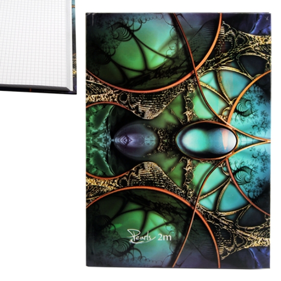 Image de Cahier à Grille (m2) Couverture Rigide Couture 96 Feuilles A4 - Mintra