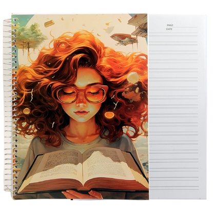 Picture of UNIVERSITY NOTEBOOK WIRED EXTRALINE COSHET COVER 100 PAPERS ENGLISH 70 GM A4