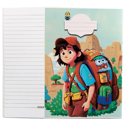 Picture of Lined Notebook 60g 40 Sheets 16.5*22.5cm Duplex Cover – Extra Line