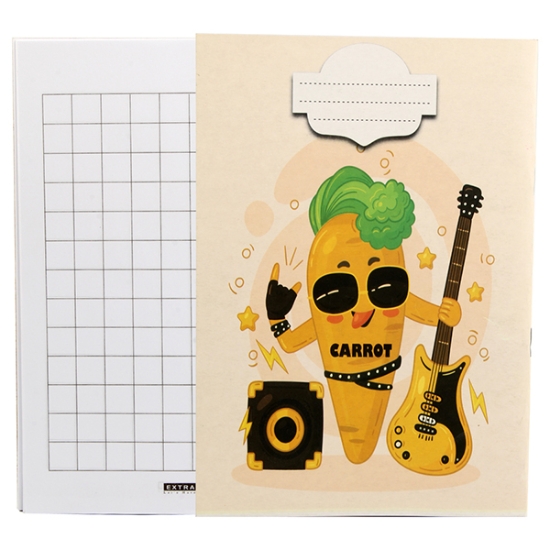Picture of Square Notebook 60g 40 Sheets 16.5*22.5cm Duplex Cover – Extra Line