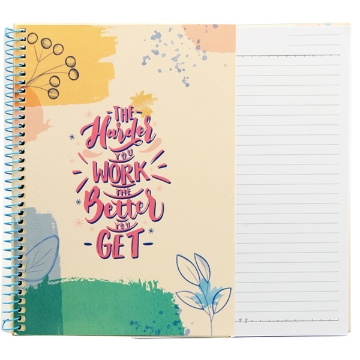 Image de Cahier Koshiya B5 à spirale Shapes 80 feuilles