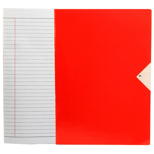 Picture of Italian stapled Notebook, Lined, 40 Sheets A4 Colors