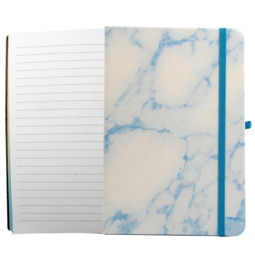 Picture of Note book A5 PU with pen holder with rubber