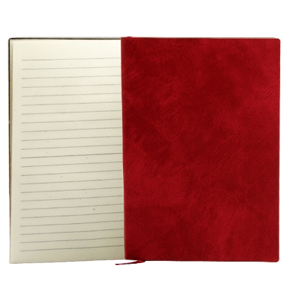 Picture of Note book A5 PU with pen holder with rubber