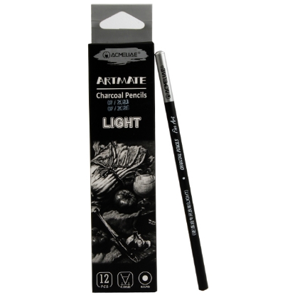 Picture of Acmeliea black charcoal pencil soft model