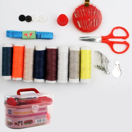 Picture of طقم خياطة شامل الخيط والابر والمقص ومازوره للقياس - سيمبا موديل 5001