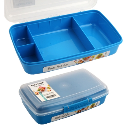 Picture of Bento Lunch Box 1.760L 4- Divided Plastima 