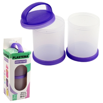 Show details for Snack and Stack 2 Pieces - Plastema Picture of Snack and Stack 2 Pieces - Plastema