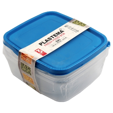 显示明细 新鲜盒装 3种尺寸 3 x 1 (400 - 750 - 1000) 毫升 - Plastema 图片 新鲜盒装 3种尺寸 3 x 1 (400 - 750 - 1000) 毫升 - Plastema