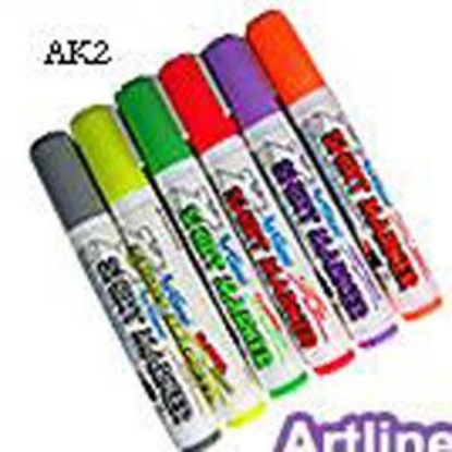 Picture of ARTLINE T-SHIRT MARKER PEN LIGHT YELLOW MODEL EKT-2