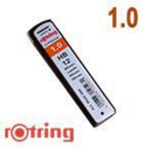 Picture of HB Mechanical Pencil Leads shape 0.5 mm 12 leads – Rotring 