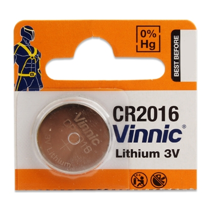 Picture of VINNIC BATTERY LETHIUM 3 V MODEL CR2016