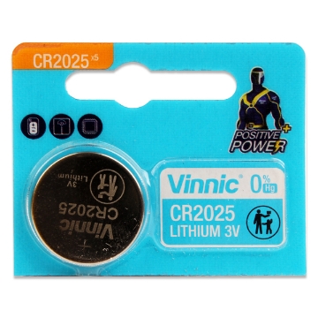 Show details for Watch Battery 3V Lithium - Vinnic CR2025 Picture of Watch Battery 3V Lithium - Vinnic CR2025