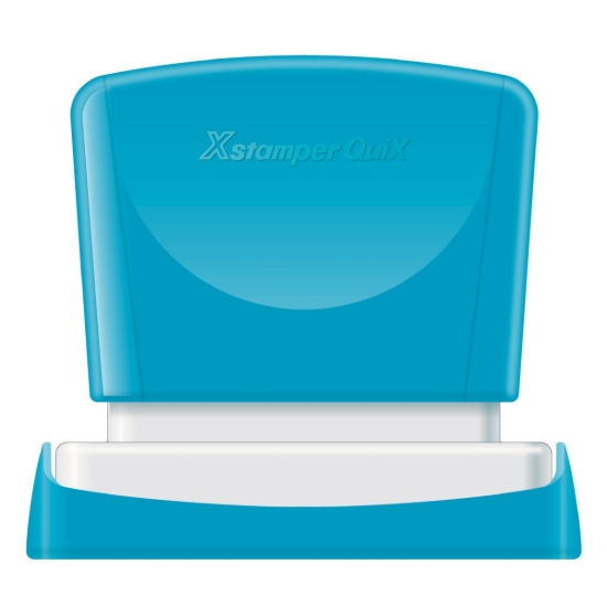 Image de Tampon automatique cyrillique, noir 14 * 60 mm – X stamper - Q14