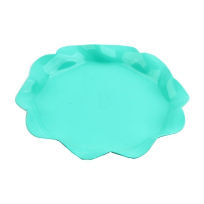 Picture of Flat Plate 17.7 cm 7 inch Turquoise Lotus - Mintra 7957