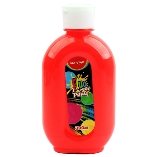 Bild von Plakatfarben Flasche Feuerrot 300 ml Keyroad Modell KR972104