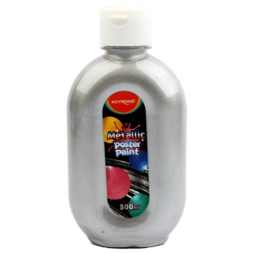 Zeige Details für Plakatfarben Flasche Metallic Silber 300 ml Keyroad Modell KR972111 Bild von Plakatfarben Flasche Metallic Silber 300 ml Keyroad Modell KR972111