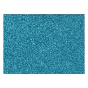 Bild von EVA Glitzer-Schaumstoffblatt, Hellblau 2mm 50x70 cm - Simba